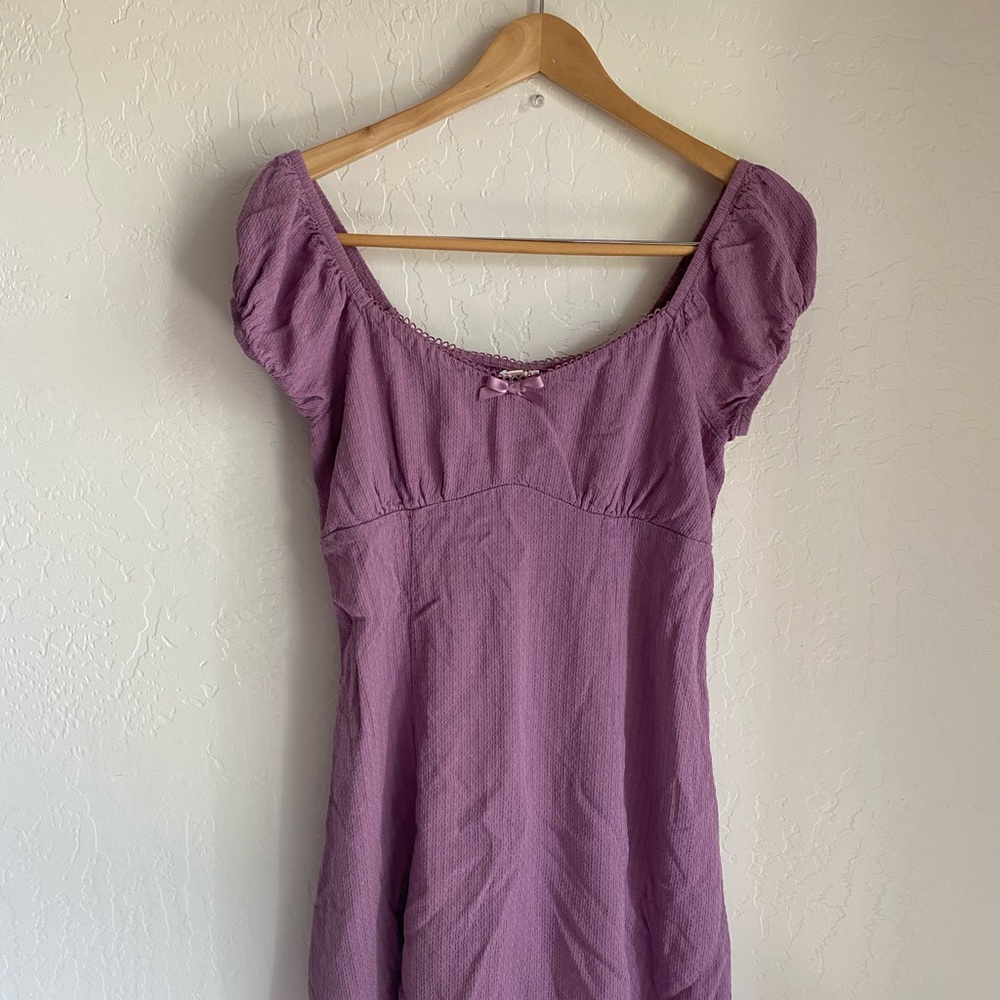 Lilac Mini Dress